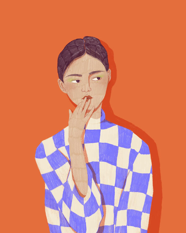 Checkered Sweater